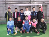 同期とフットサルコートで