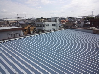 工事開始前の屋根