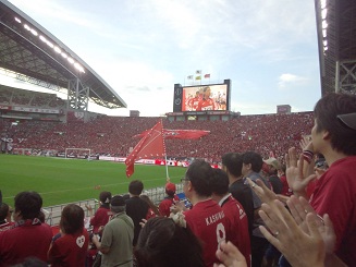 興奮の試合開始直前