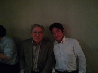 新卒時の社長＆仲人である駒谷さんと2ショット