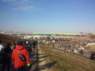 谷川真理ハーフマラソン2014会場