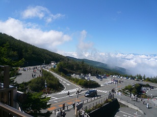 5合目駐車場からの雲海(3)