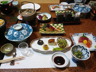 ホテルの和夕食(1)