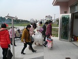 新婦、新郎宅へ