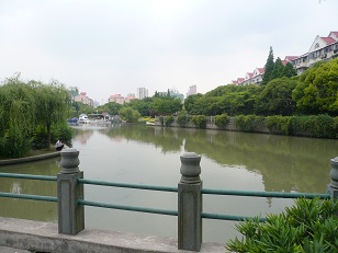 ホテルからオフィスへの道で(6)公園